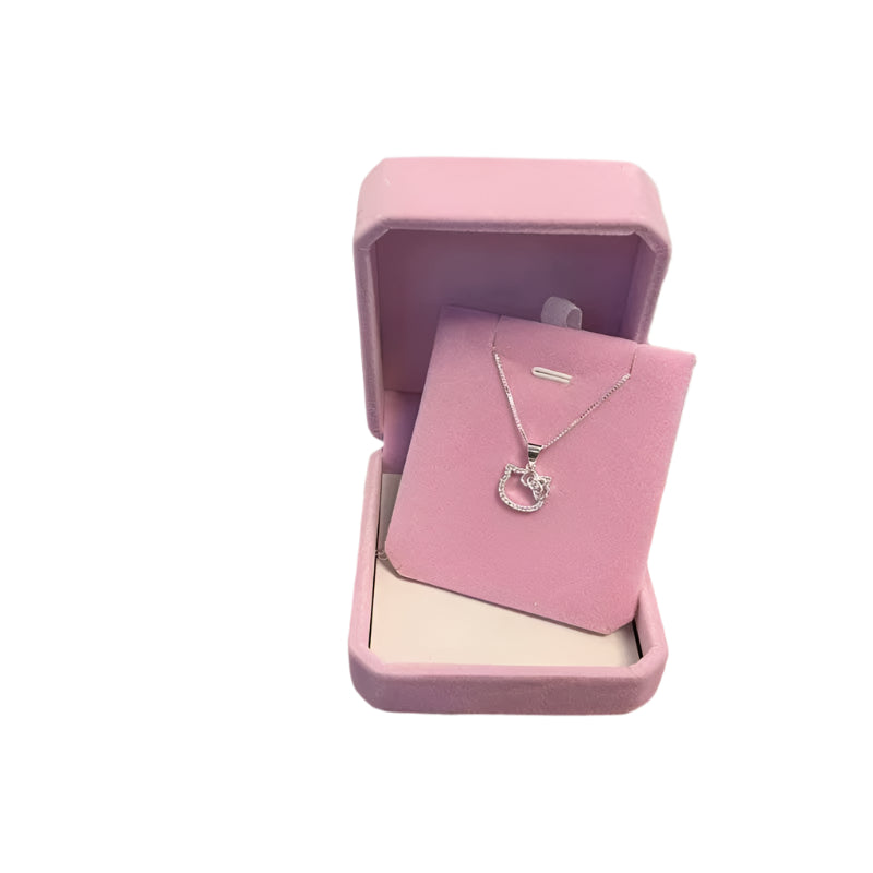 Kawaii Hello Kitty Anime Clavicle Chain Pendant Necklace Women'S Simple White Elegant Necklace Women'S Jewelry Gift